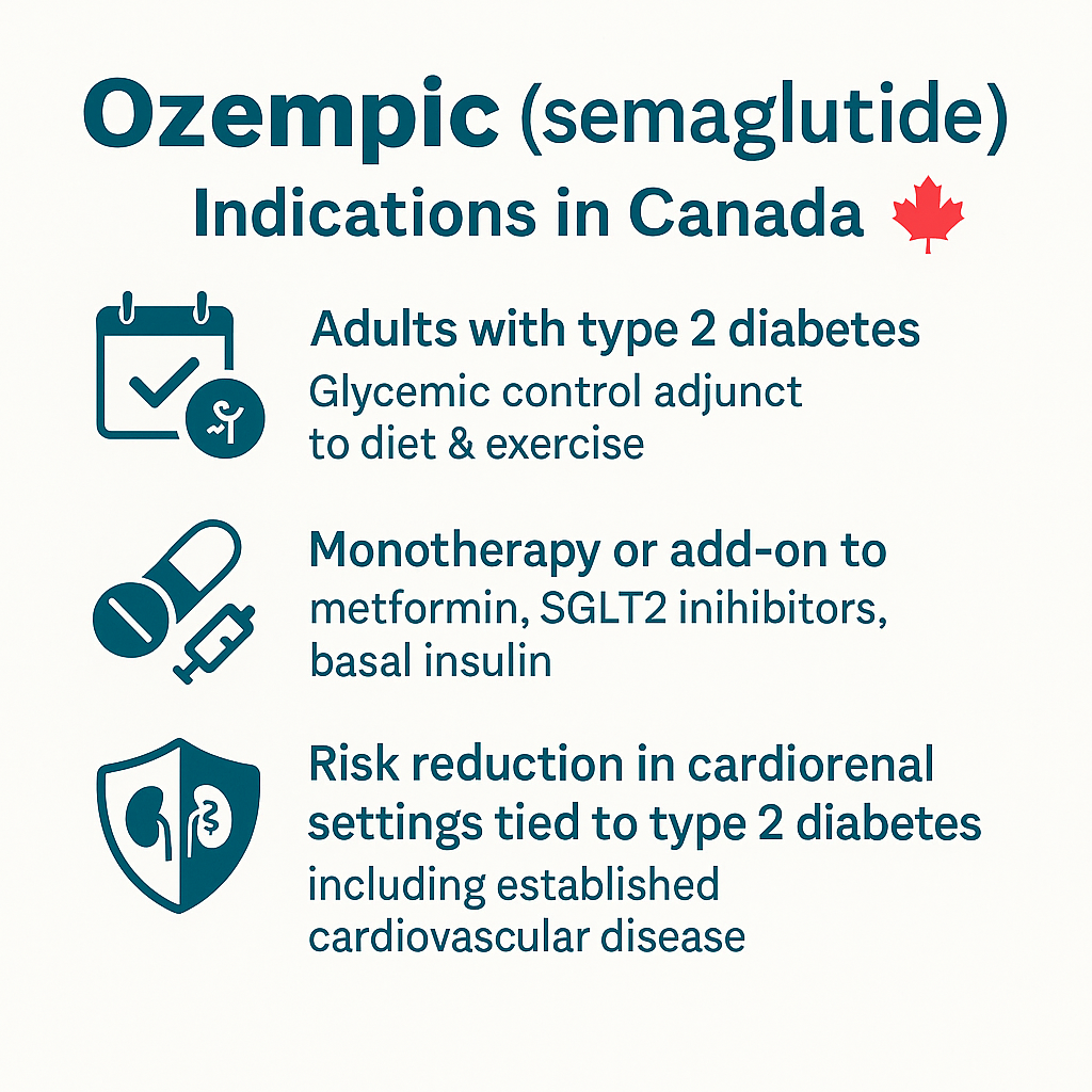 Indications for use Ozempic GLP-1